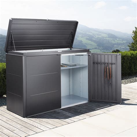 steel garden storage cabinets|metal garden storage boxes waterproof.